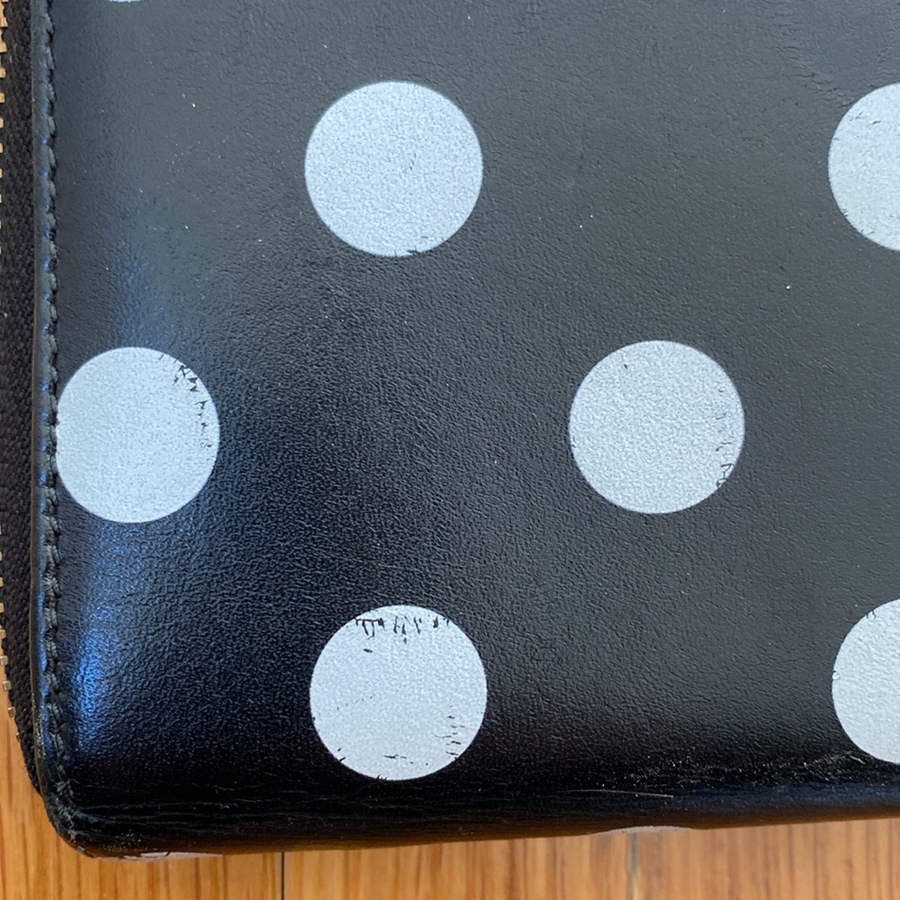 Comme des Garcons Polka Dots Printed Wallet - Picture 3 of 7